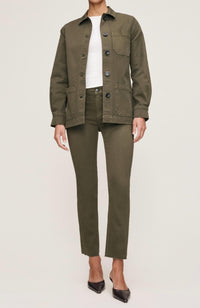 DL1961 - Women's Mara Straight Ankle Jean in olive - women's jeans - view 4