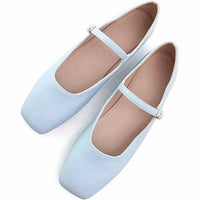 Hee Grand - Women's Mary Jane Buckle Strap Flat Shoes