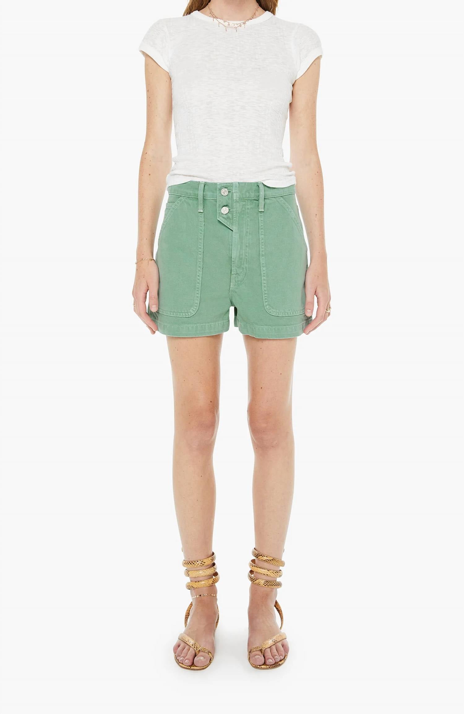 Mother - Detour Super High-waisted Shorts