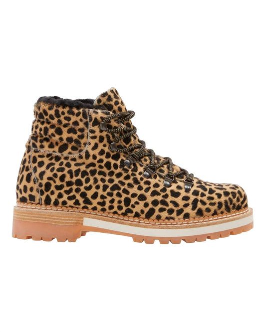 Montelliana - WOMEN'S LEOPARD PRINT MARLENA SHEARLING BOOT