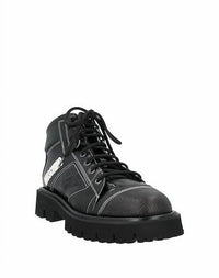 Moschino - Women's Logo-print Leather Boots