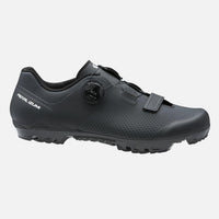 PEARL iZUMi Men's Expedition Gravel Cycling Shoes in black - men's shoe - detail view