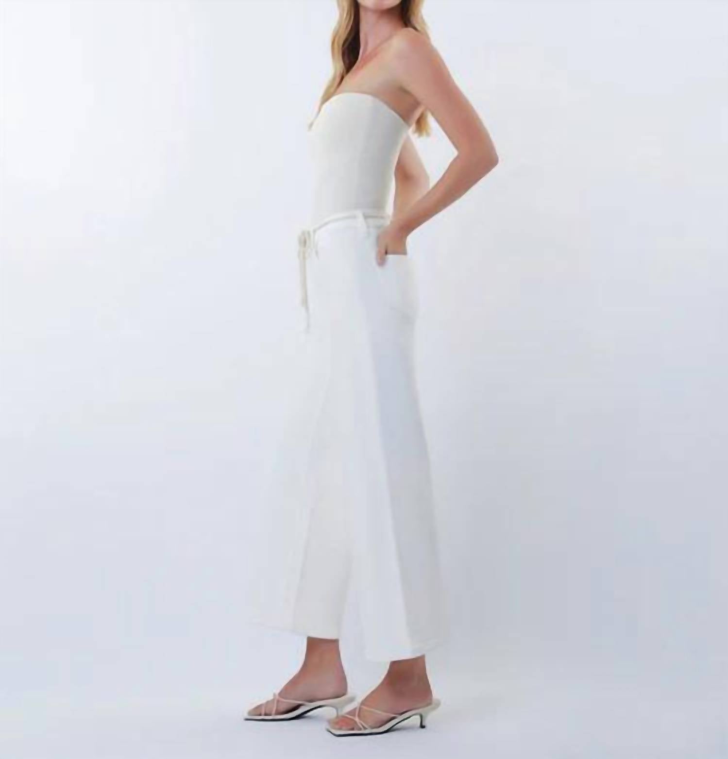 Vervet By Flying Monkey - High Rise Crop Wide Leg Jeans