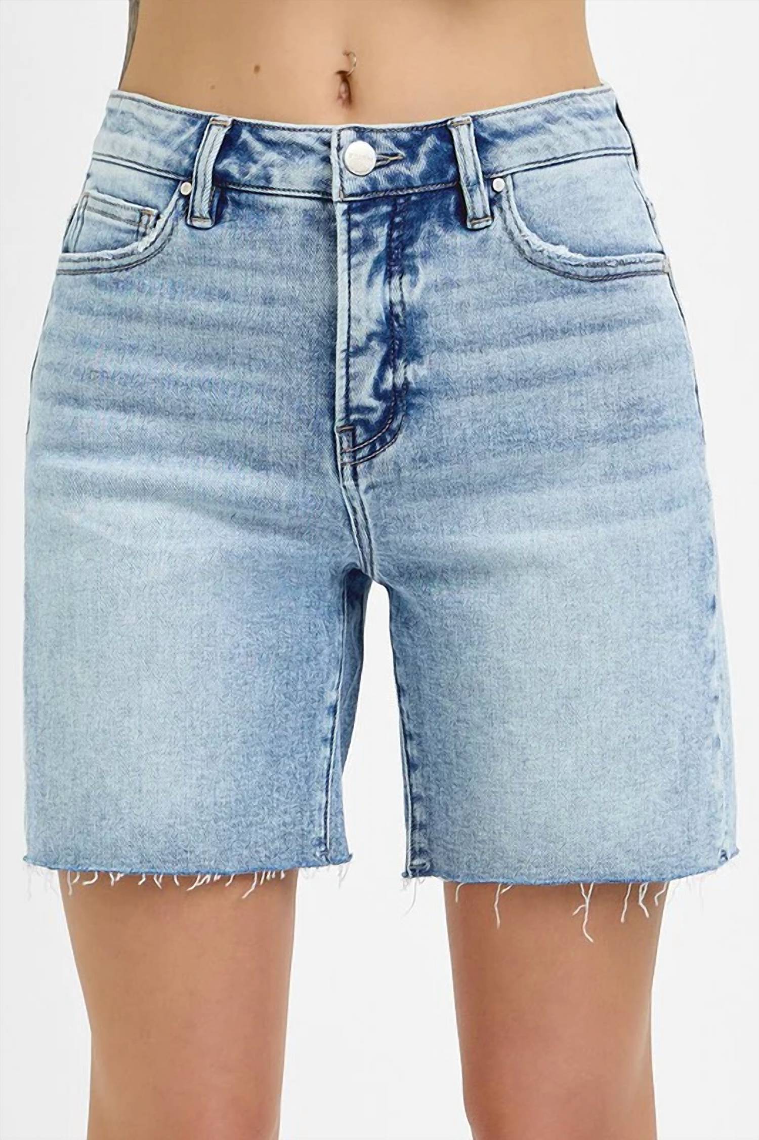 Risen - Jesse High Rise Mid Length Shorts