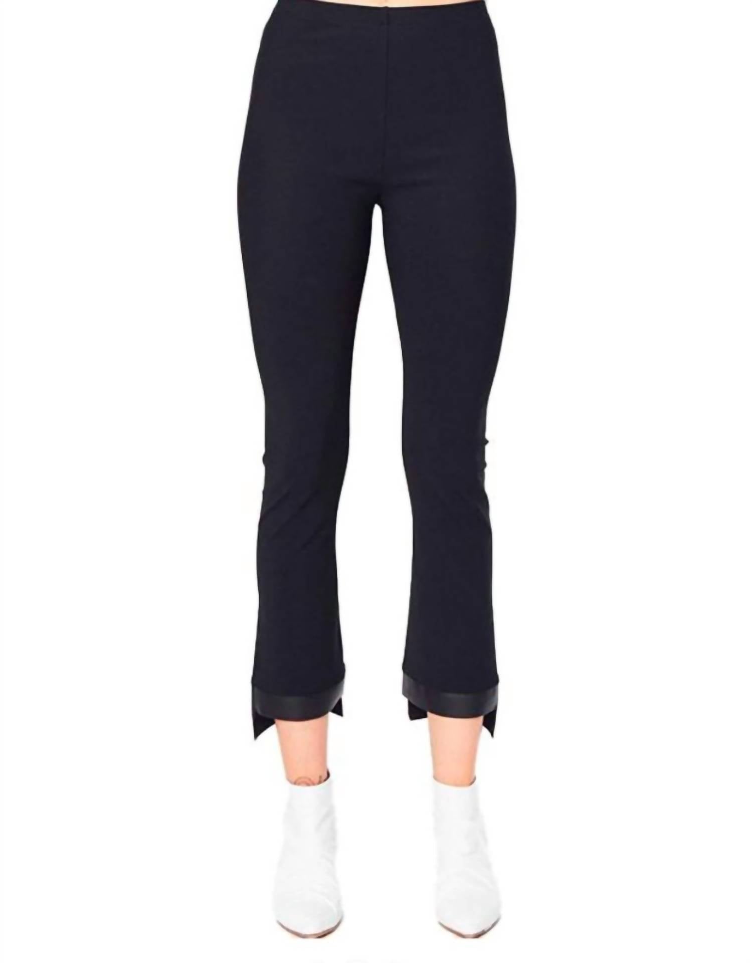Elaine Kim - Olga Leather Step Tech Stretch Legging
