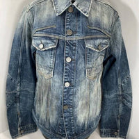 G-Star Women’s Kick Rr Selvedge Denim Jacket in blue rust - women's jacket