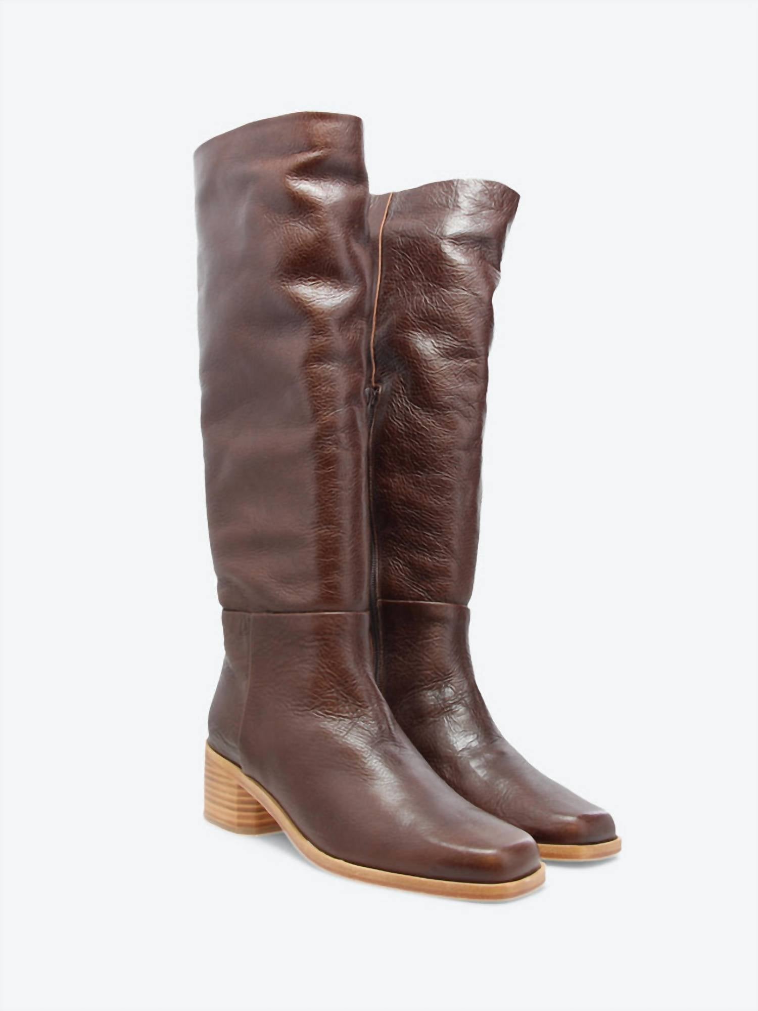COCLICO Women's Alto Knee High Boot in traviata castagno - women's shoe