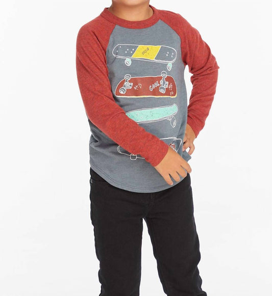 Chaser - Boys Skater Life Baseball Tee