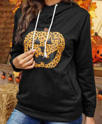 Shiying Fashion - Orange Halloween Pumpkin Hoodie