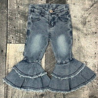 Bratti Mati - Toddler Basic Double Bell Bottom Jean