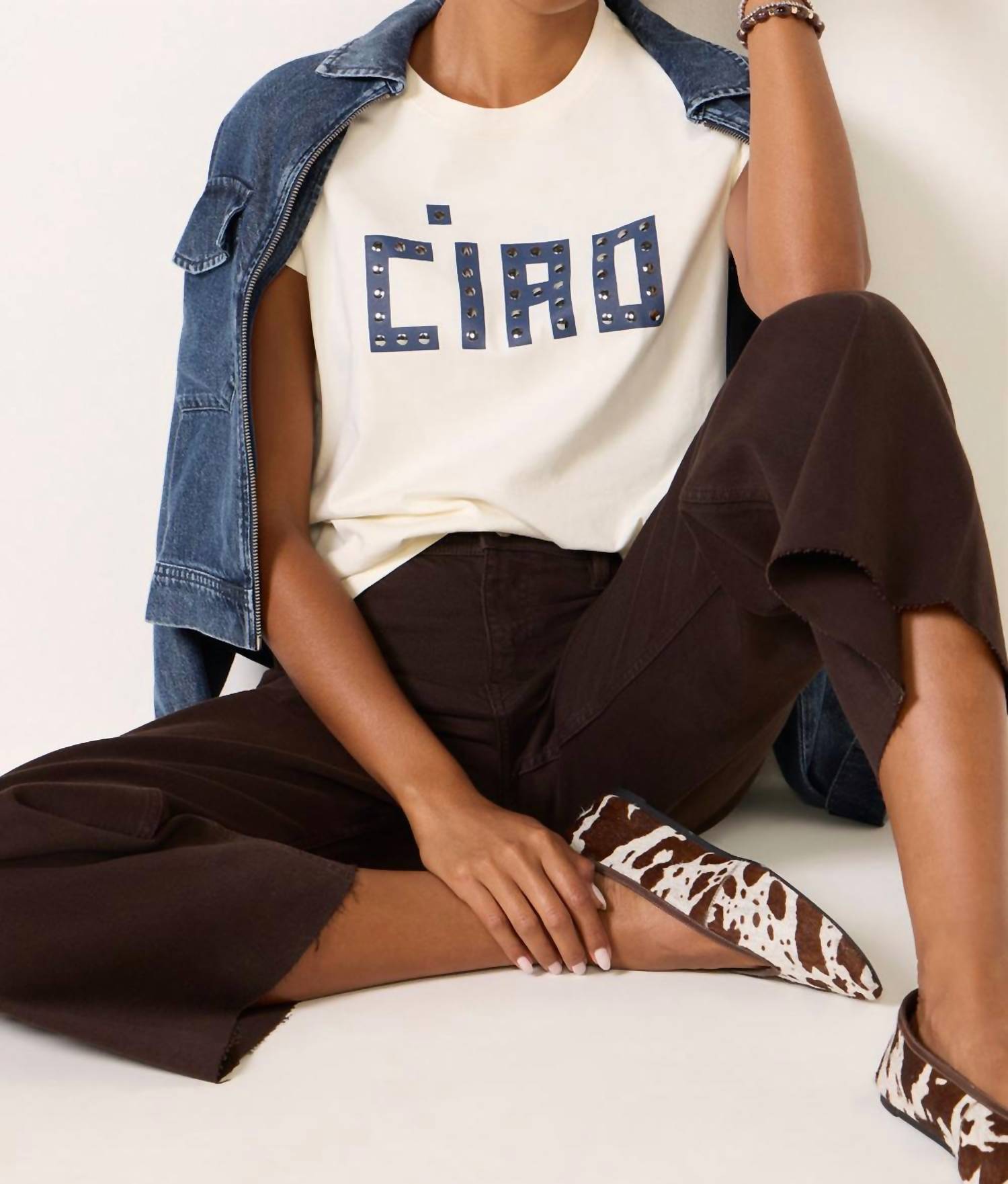 Clare V. - Block Ciao Classic Tee