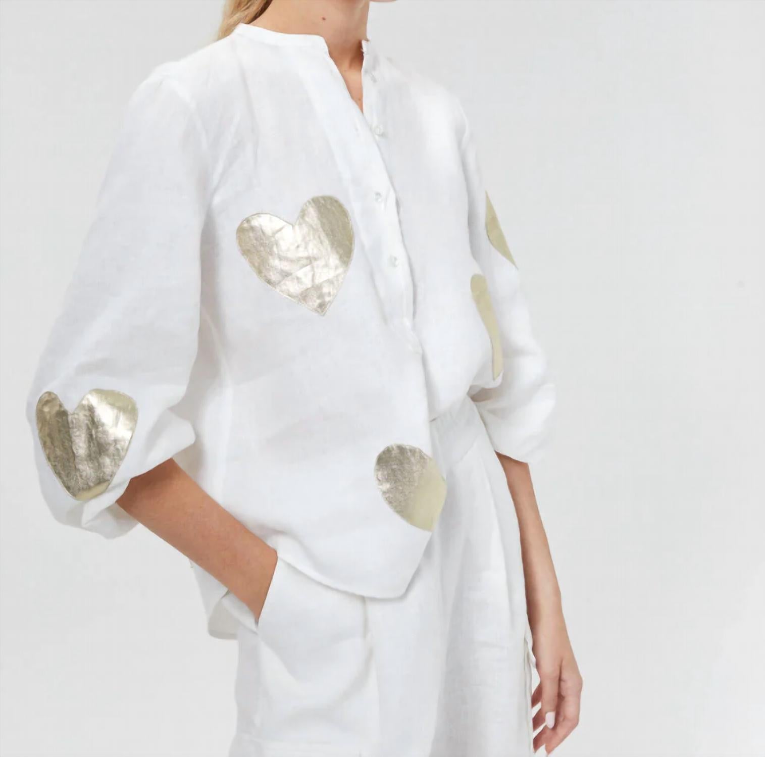 Lanhtropy - Cupid Linen Long Sleeve Shirt