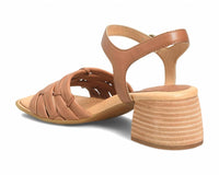 Born Women's Shonie Heeled Leather Sandals in brown - women's sandal - alternate view