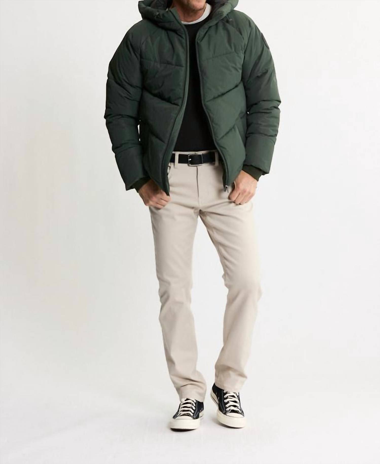Jachs New York - Quilted Hooded Long Sleeve Puffer Jacket