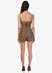 Cami Nyc - Jolle Plaid Short