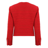KOBI HALPERIN Women's Clara Jacket in scarlet - women's jacket - alternate view