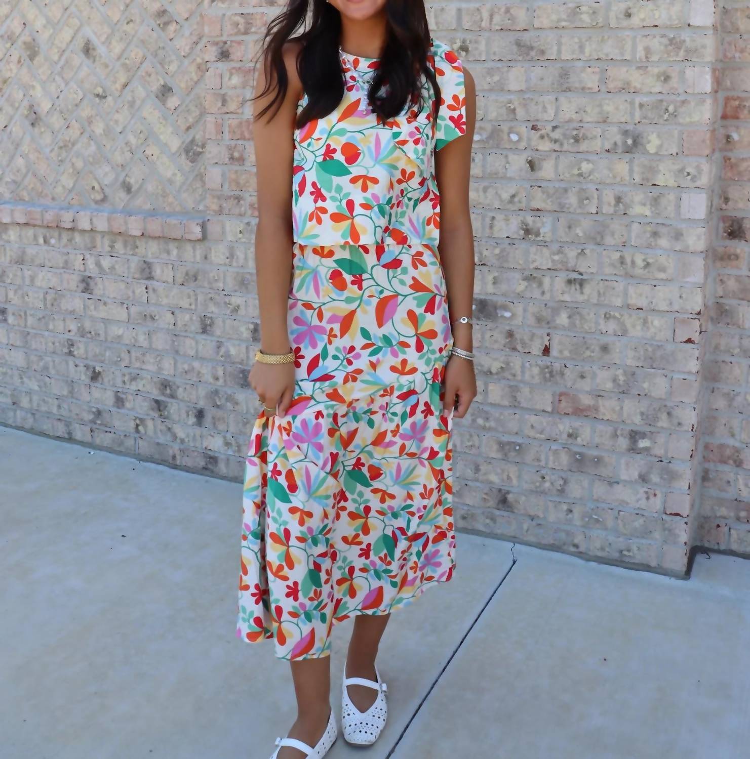 Compania Fantastica - Lotto Print Maxi Skirt