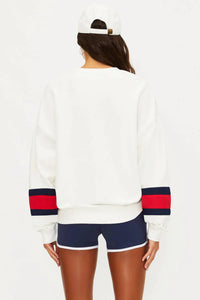 Beach Riot - Devon Firework Colorblock USA Sweater
