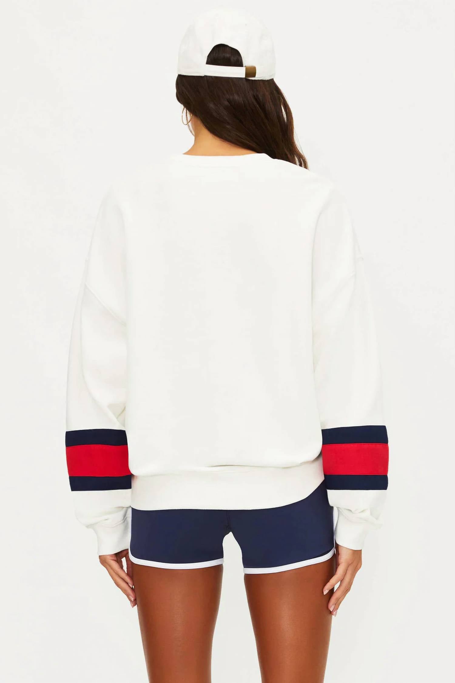 Beach Riot - Devon Firework Colorblock USA Sweater