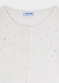 Mayoral Sparkle Cardigan in white - item - view 4