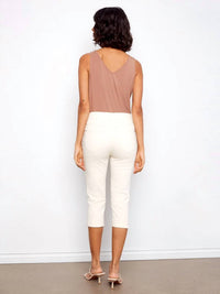 Charlie B - Knee High Capri Twill Pants