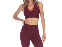 GOLDHAUS Tiktok Sports Bra in burgundy - women's intimate
