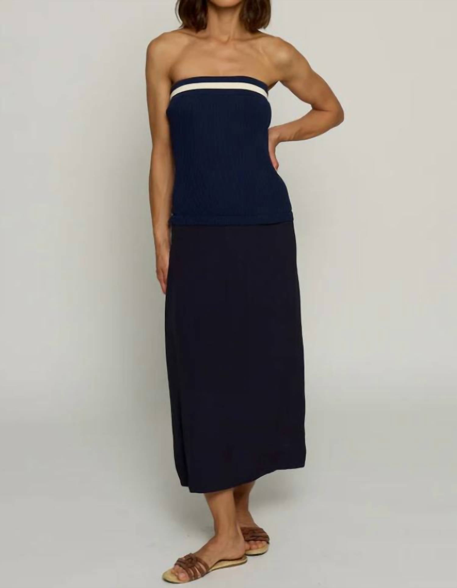 Central Park West - Strapless Bodycon Maxi Dress