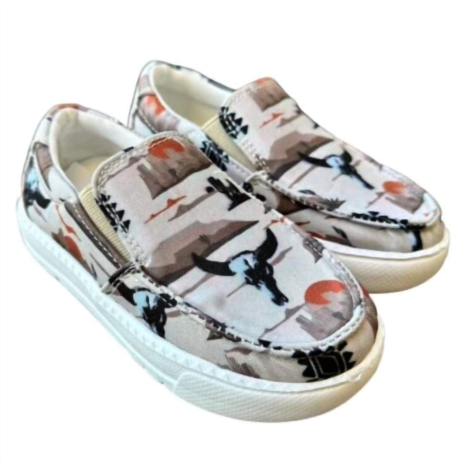 Shea Baby Boy's Desert Sky Sneaker in white - kids' sneaker