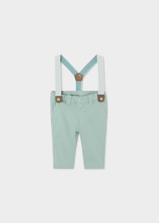 Mayoral - Boys' Better Cotton Pants with Suspenders