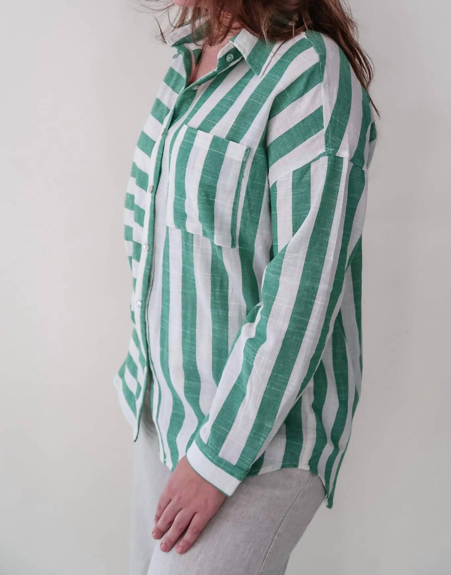 Urban Daizy - Vertical and Horizontal Striped Shirt
