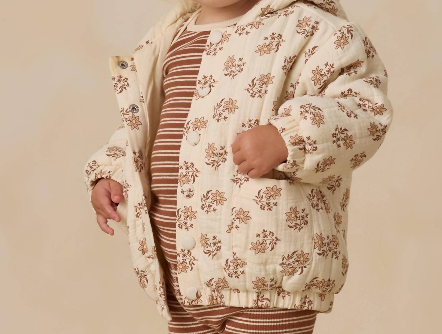 Quincy Mae - Girl's Hooded Woven Jacket