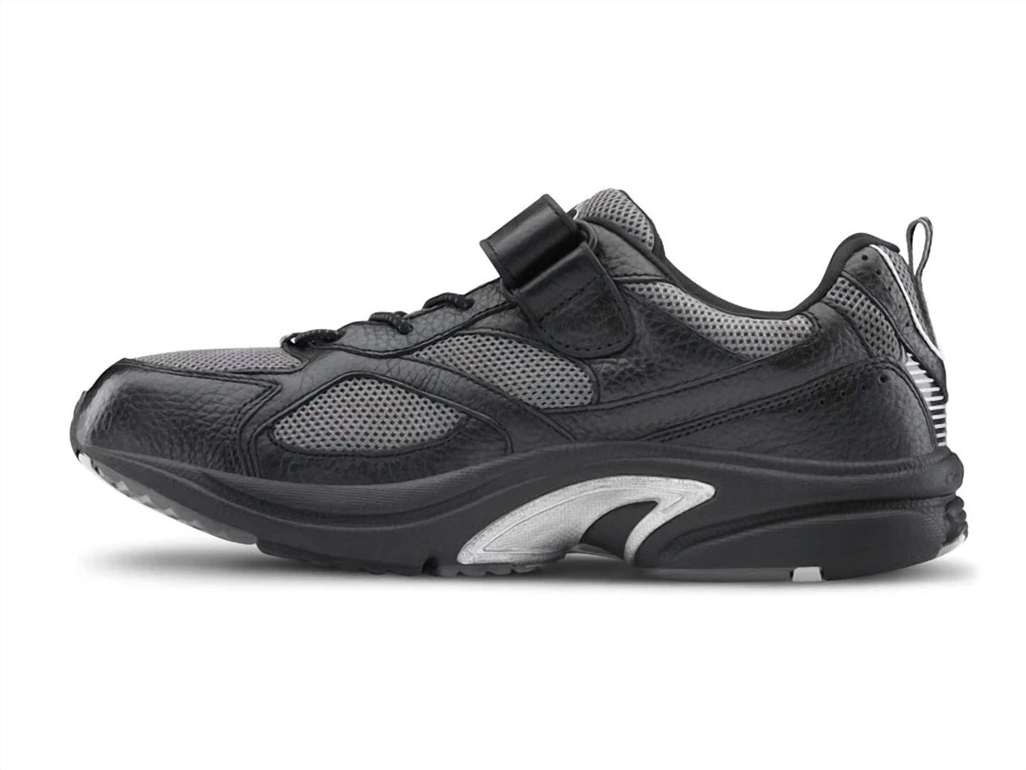 Dr. Comfort Shoes Men's Endurance Athletic Shoes in black - men's shoe - alternate view
