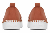 Ilse Jacobsen Women's Tulip 9376 Slip-on Sneaker in light brick - women's sneaker - detail view