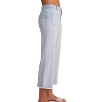Bella Dahl - Sarah Frayed Hem Wide Leg Crop Pants