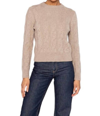 Kinross - Luxe Cable Crew Sweater