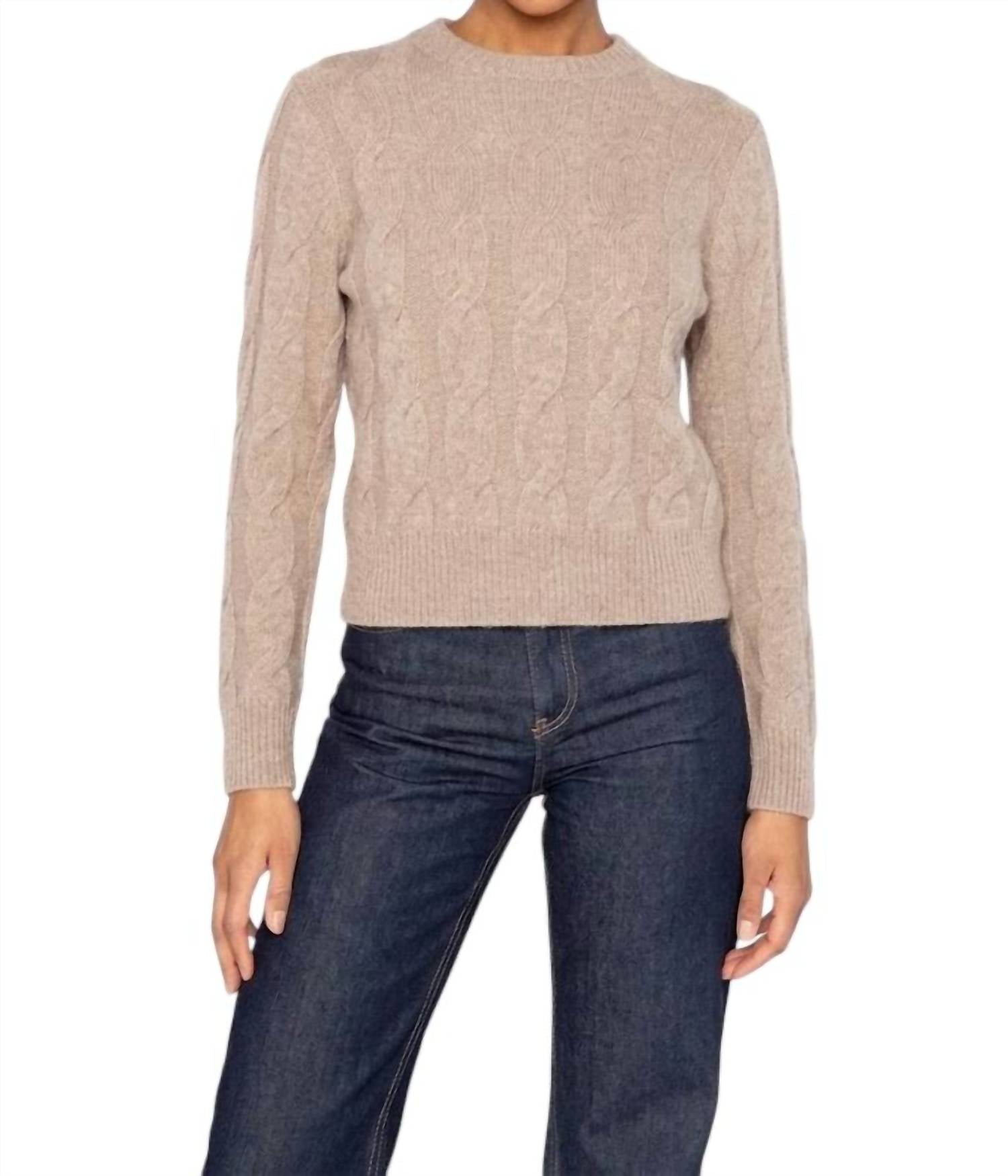 Kinross - Luxe Cable Crew Sweater