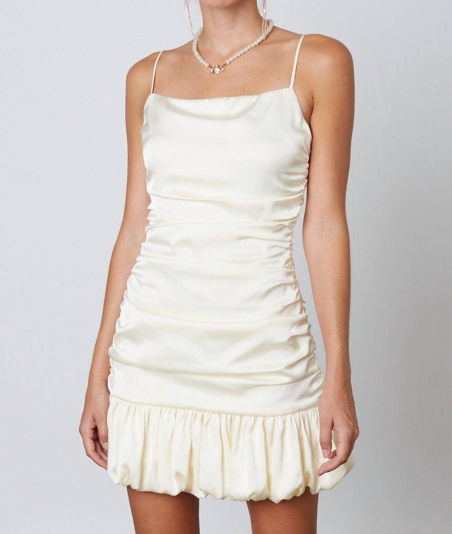 Cla - Ruched Mini Dress