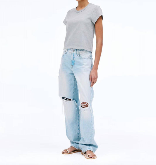 Slvrlake - Tess Long Twisted Seam Wide Leg Jeans