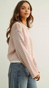 Miou Muse - Button Front Knit Cardigan