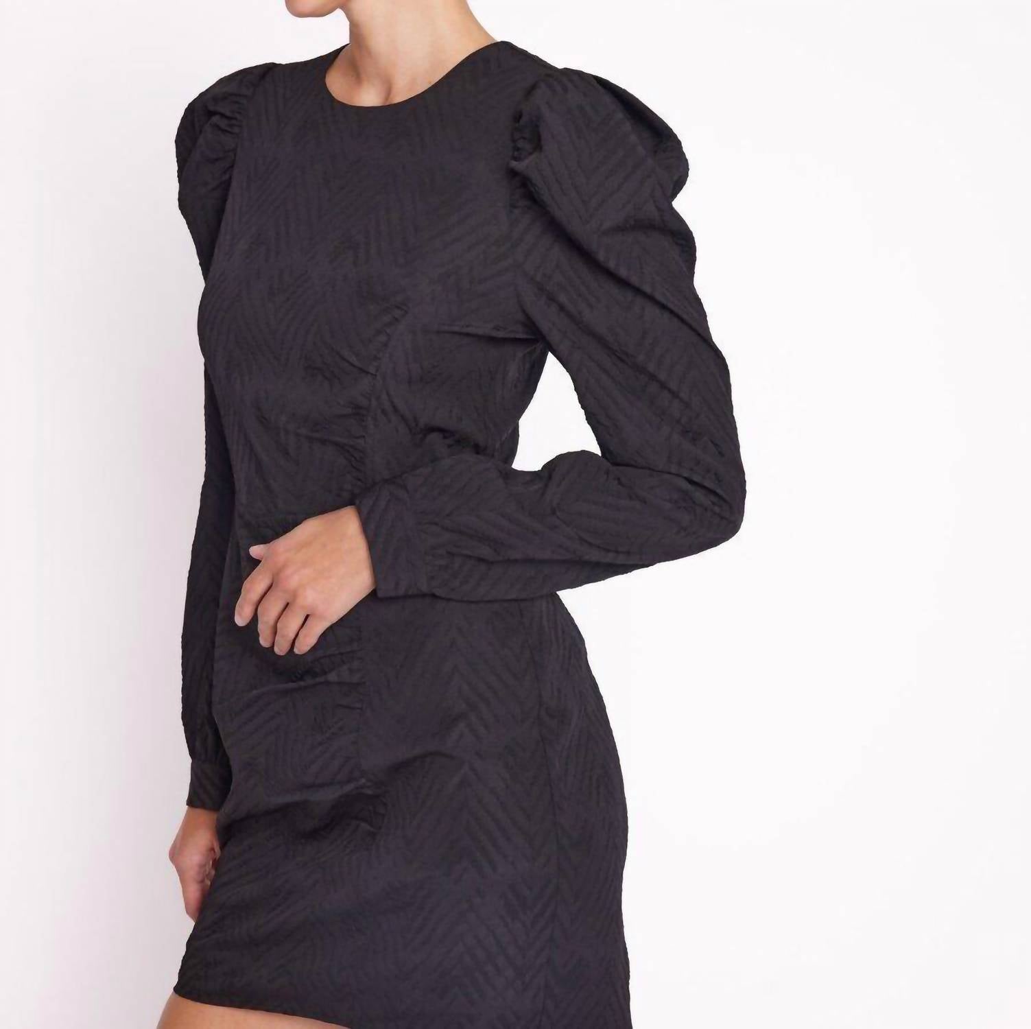 Berenice - Reve Short Dress With Puffed Sleeves