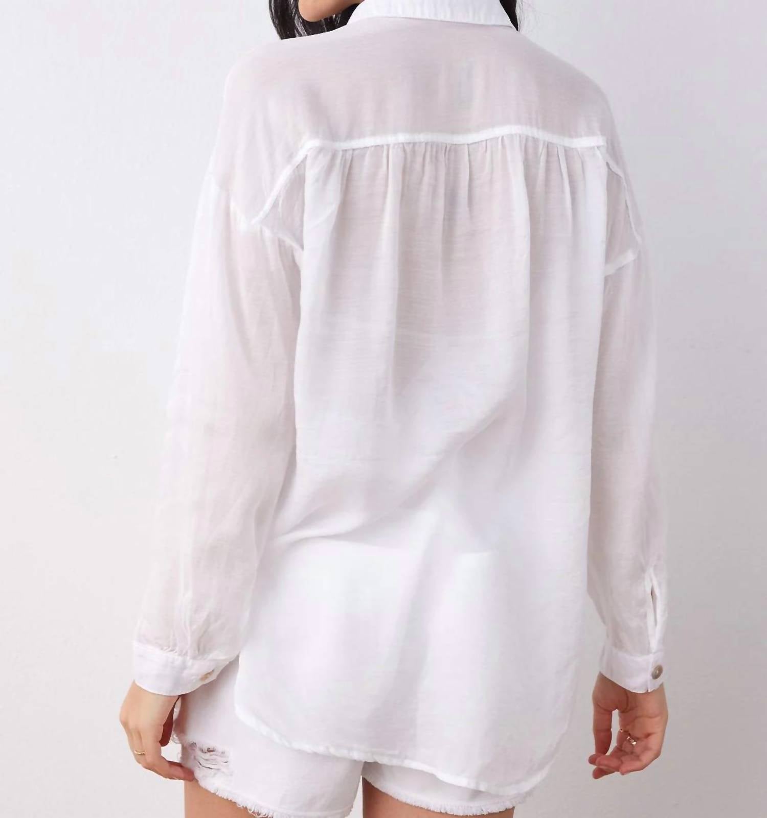 Bella Dahl - Women's Flowy Button Down Top