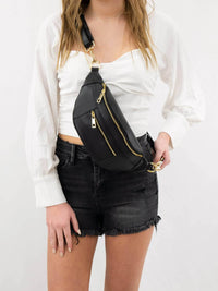 German Fuentes - Genuine Italian Leather Belt Bag