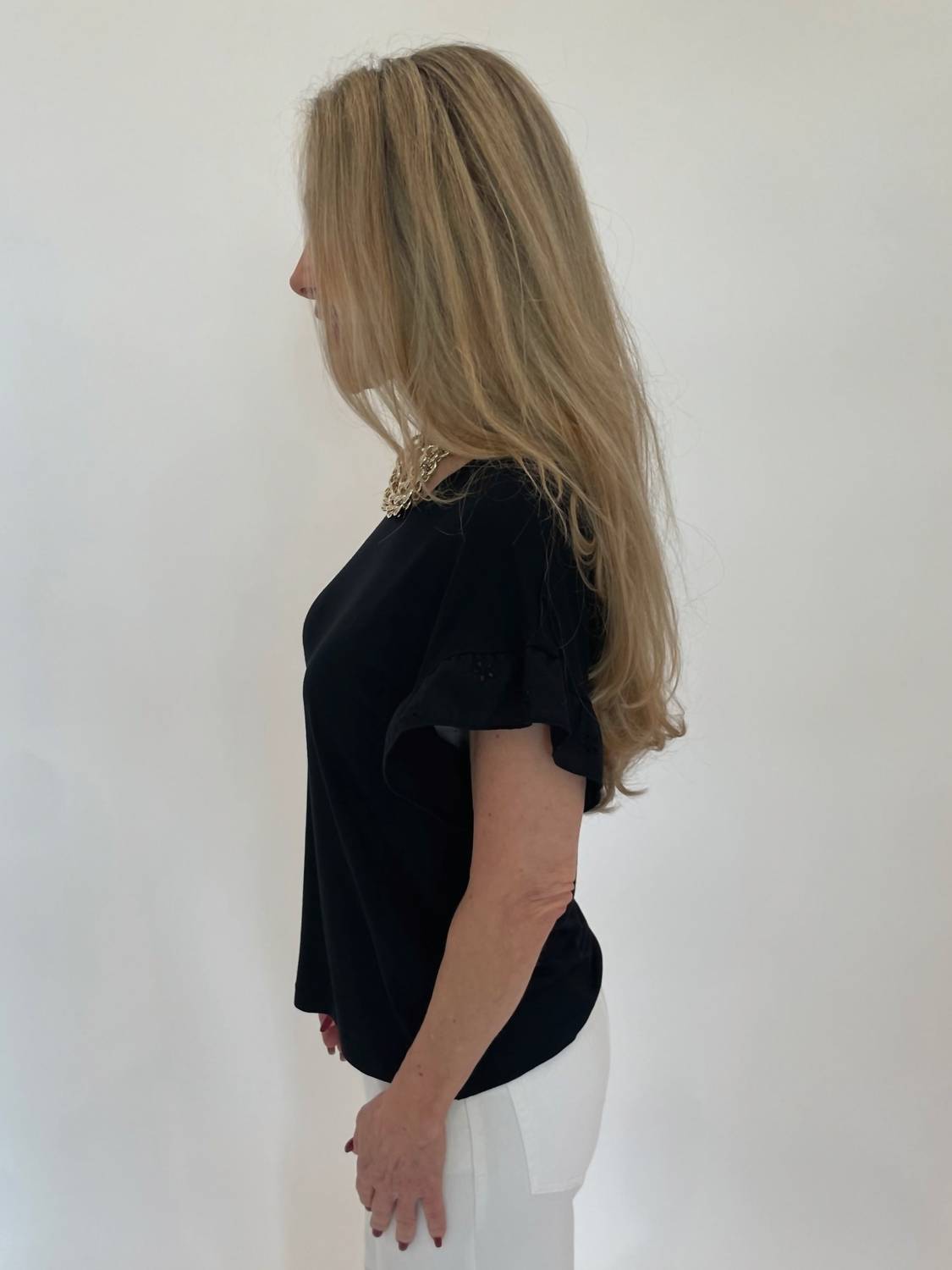Bariloche - Alexandrina Rose Short Sleeve Top