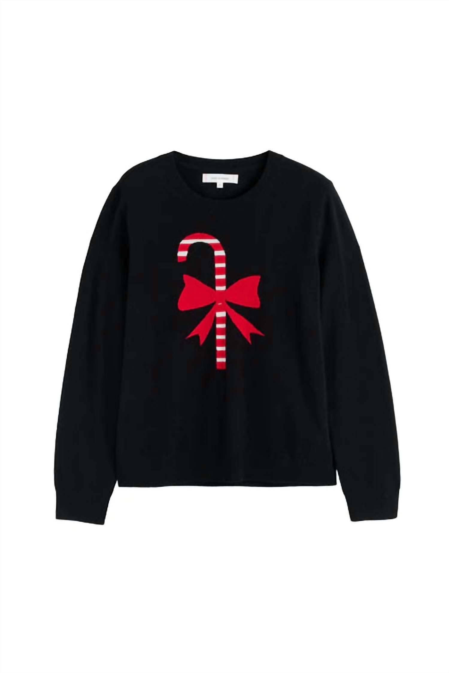 Chinti & Parker - Candy Cane Long Sleeve Sweater
