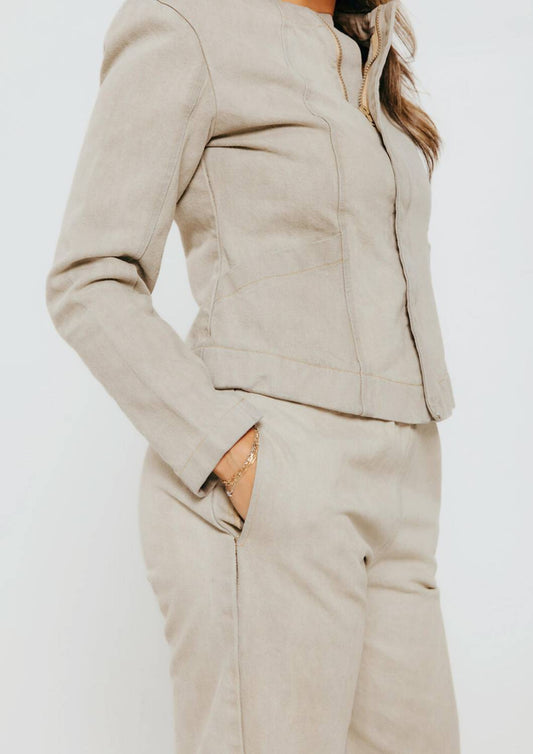 Prairie Underground - Dune Darted Neckline Jacket