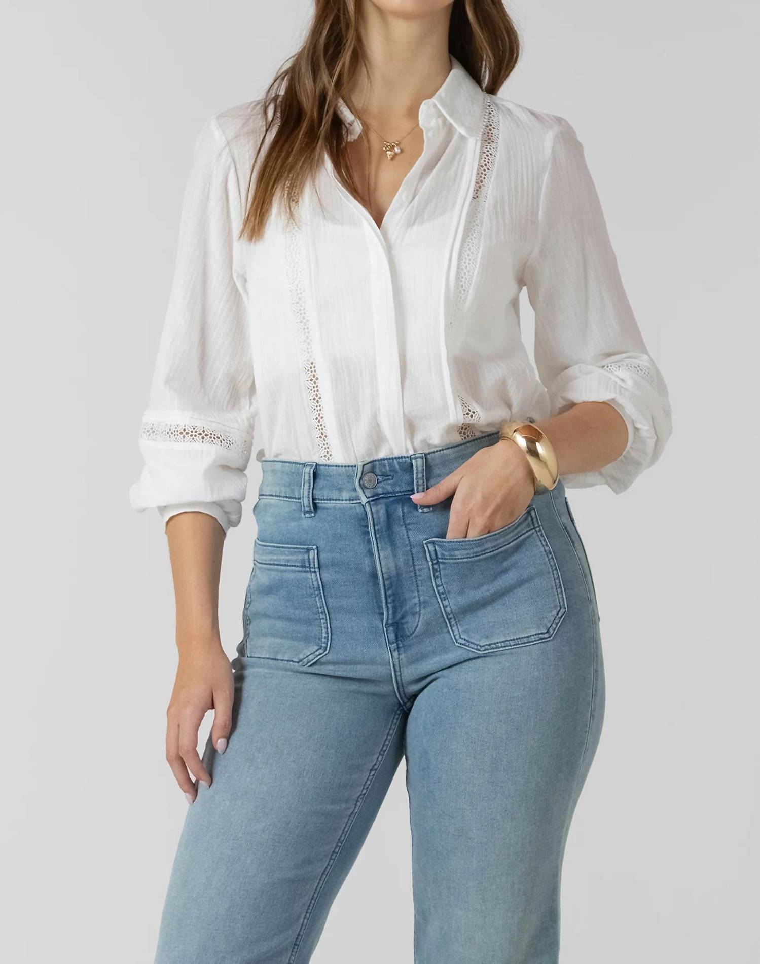Dex - Soft Focus Lace Blouse