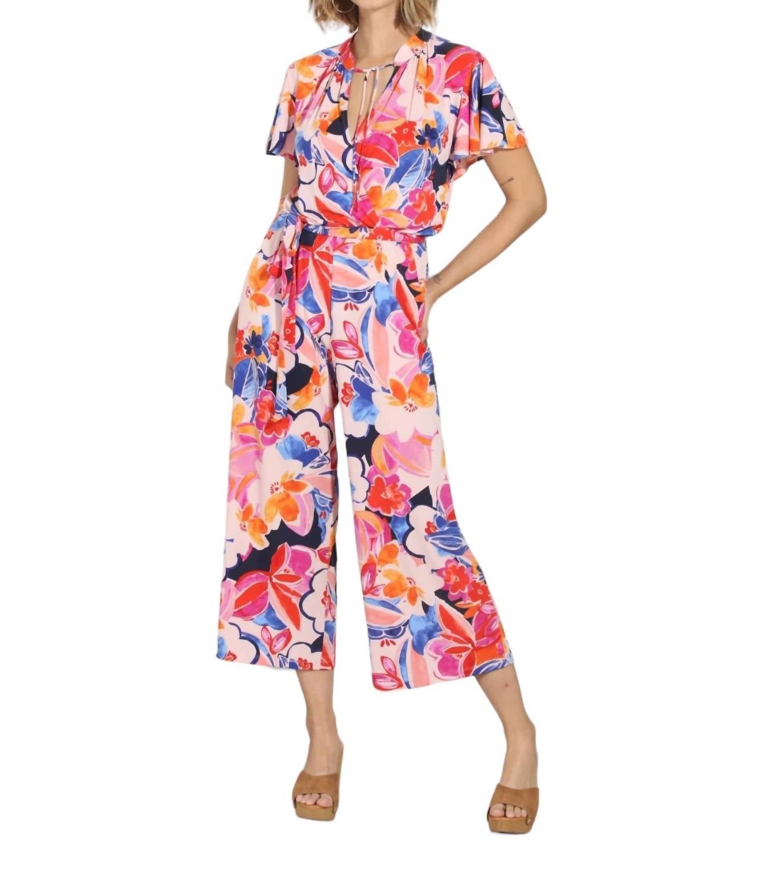 Veronica M - Short Sleeve Jumpsuit