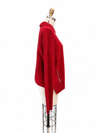 Pier Antonio Gaspari - High Neck Cut Sweater Top