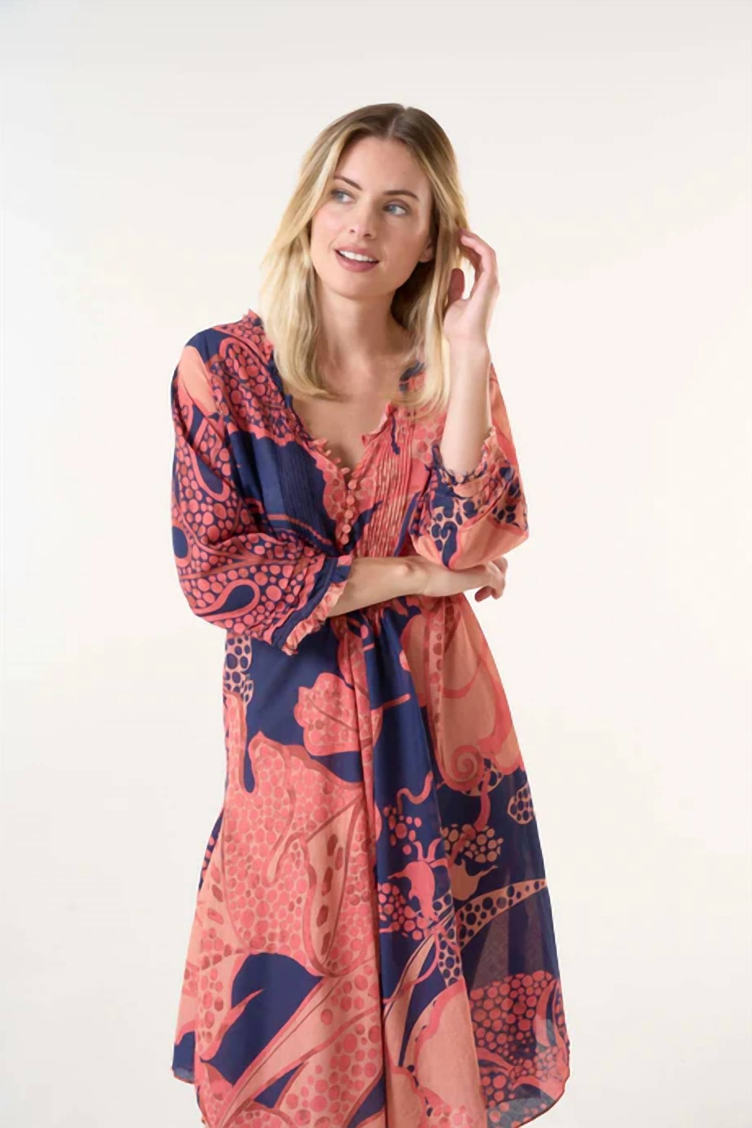 Oneseason - Portofino Middy Poppy Dress