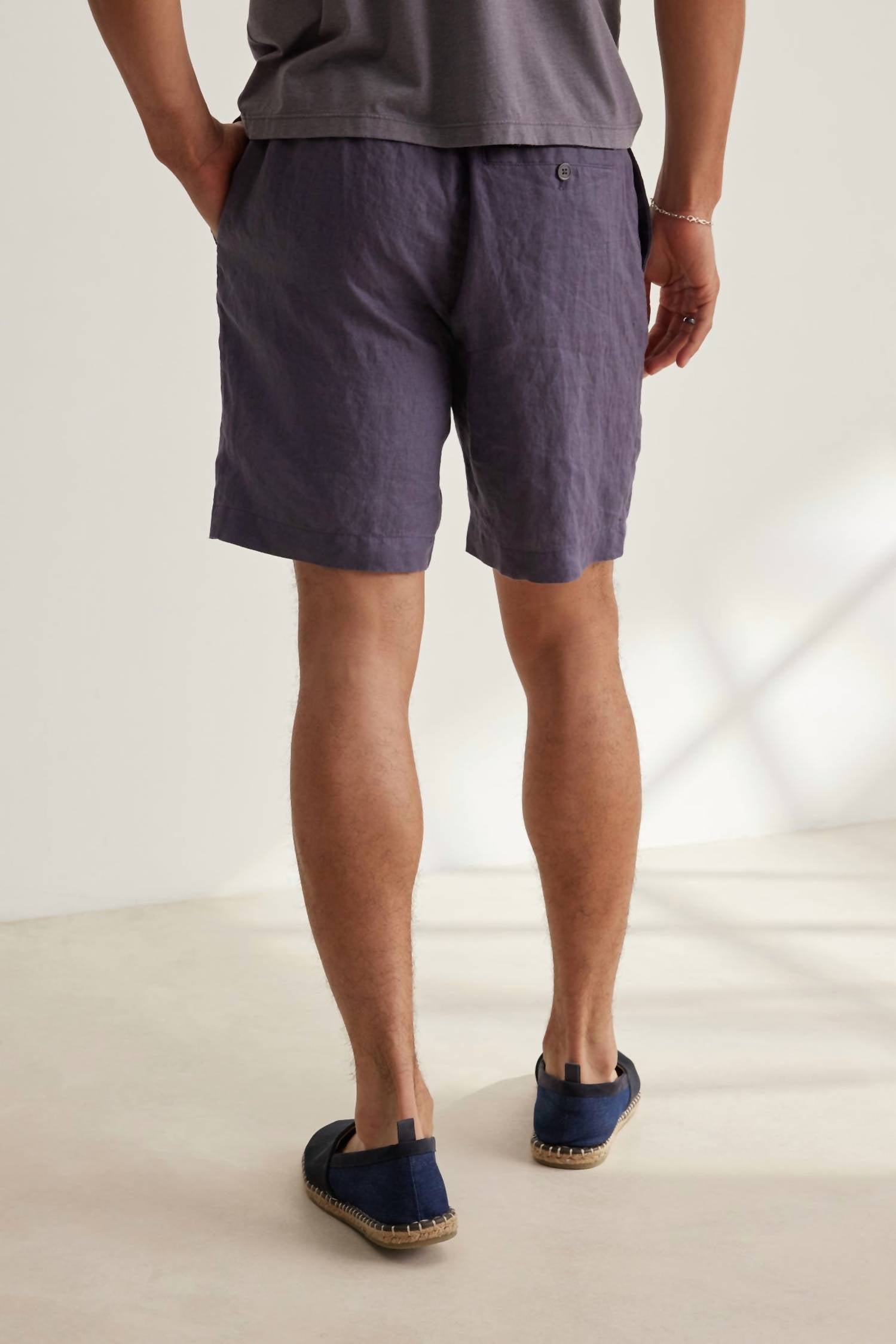 Velvet By Graham & Spencer - Eamon Linen Shorts